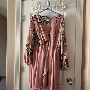 Floral Pink Dress